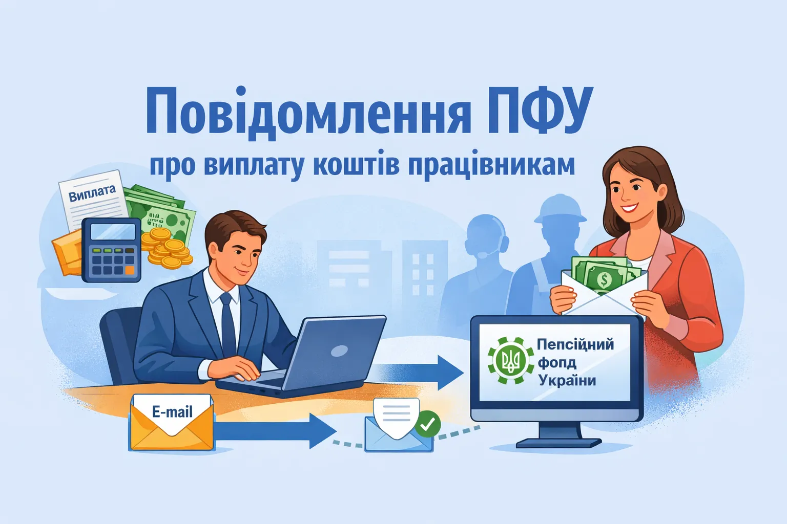 Как страхователю сообщить ПФУ о выплате средств застрахованным лицам?