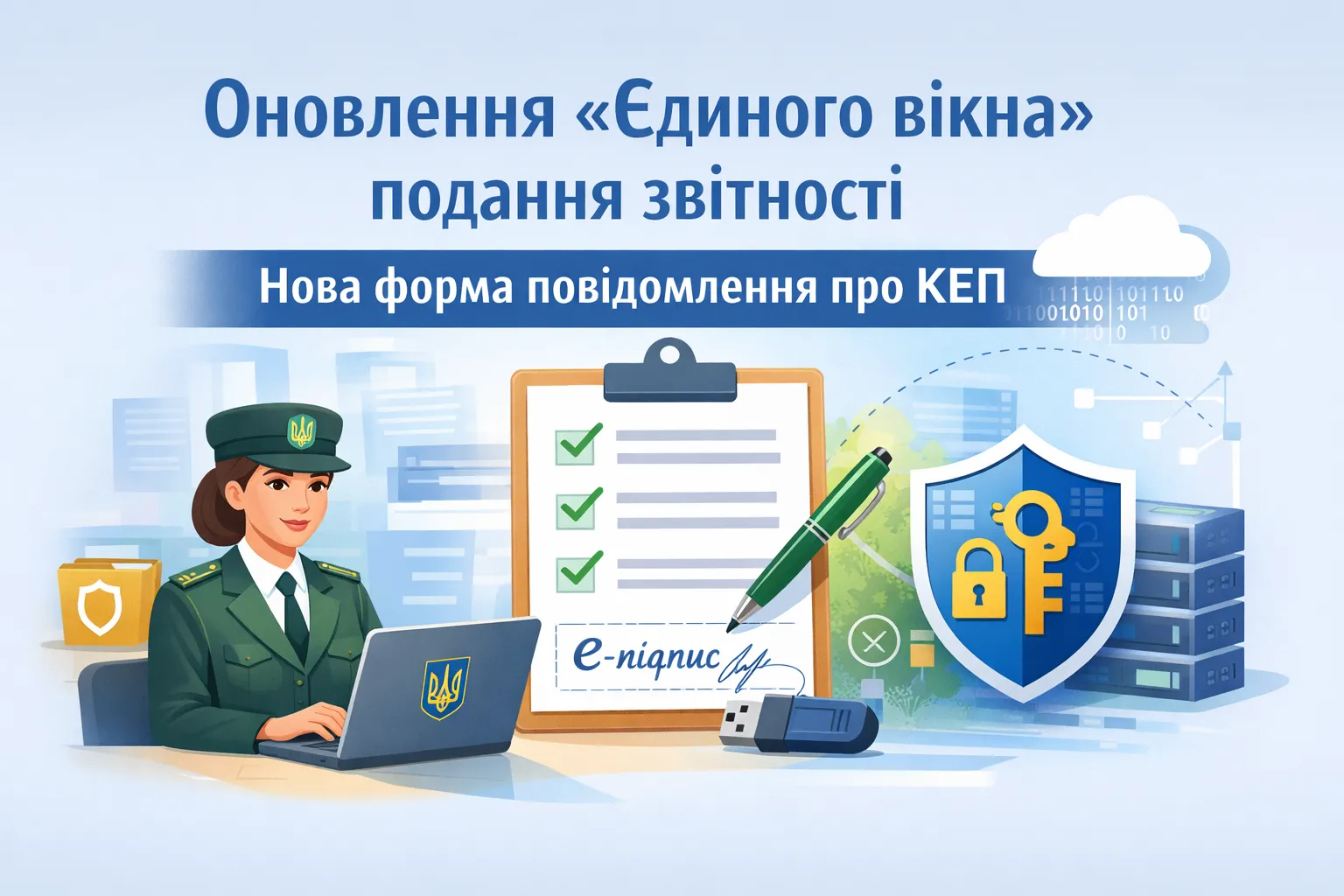 ГНС обновила «Единое окно» подачи отчетности: новая форма Уведомления о предоставлении информации относительно КЭП ГНС обновила «Единое окно» подачи отчетности: новая форма Уведомления о предоставлении информации относительно КЭП