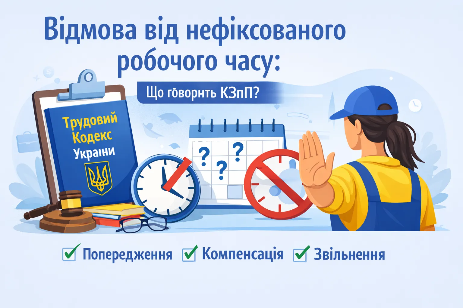 Отказ от работы по договору с нефиксированным рабочим временем: что предусматривает КЗоТ Отказ от работы по договору с нефиксированным рабочим временем: что предусматривает КЗоТ