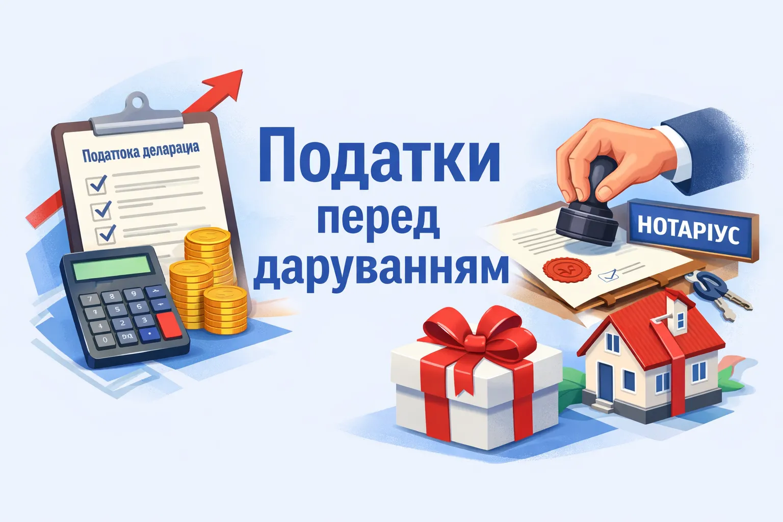 Без сплати податків нотаріус не оформить подарунок Без сплати податків нотаріус не оформить подарунок