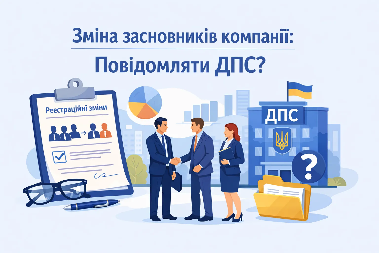 Зміна засновників юридичної особи: чи повідомляти ДПС?