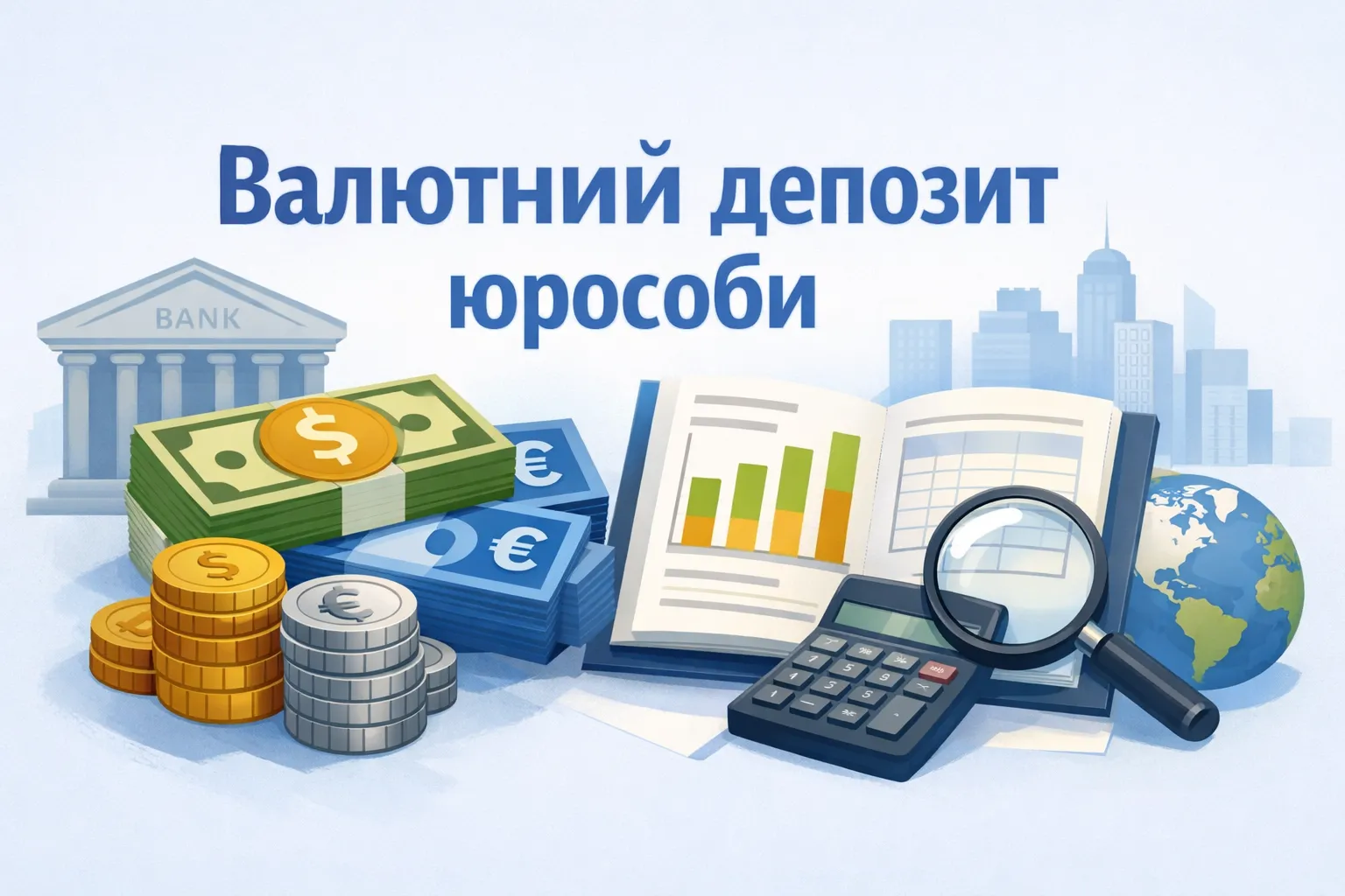 Депозит в іноземній валюті: облік у юрособи