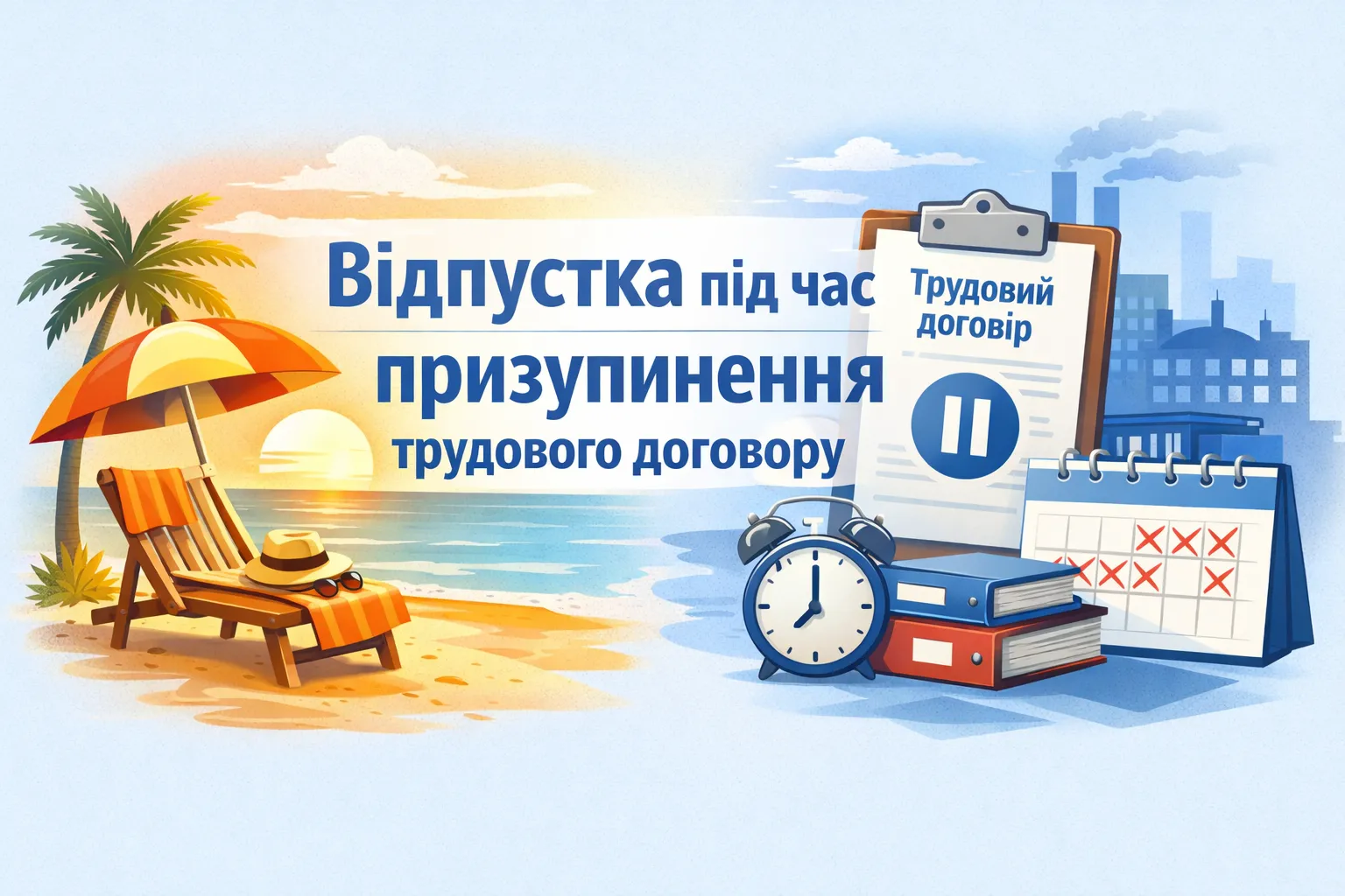 Відпустка за період призупинення дії трудового договору Відпустка за період призупинення дії трудового договору