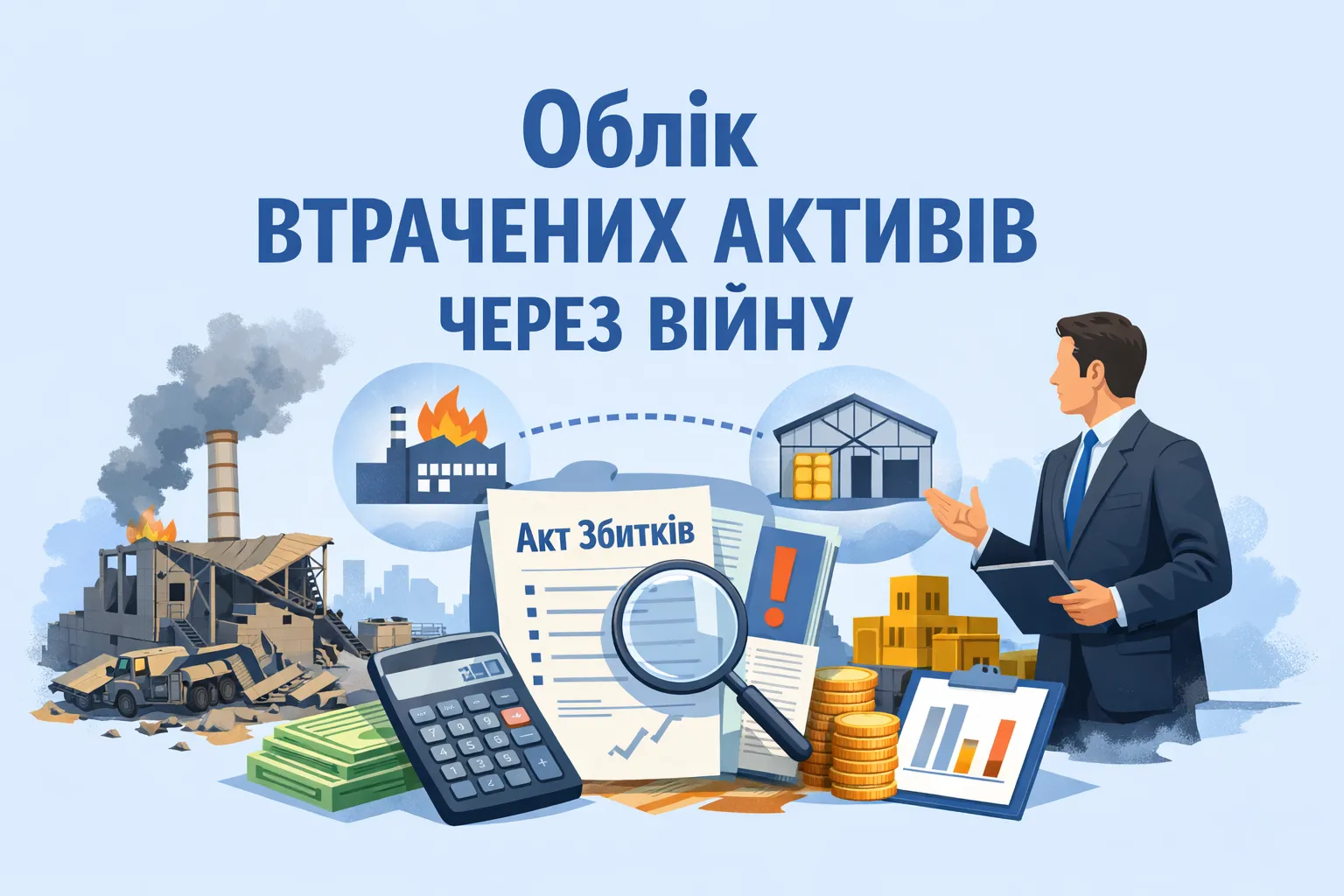 Бізнес закликає врегулювати облік активів, втрачених через війну