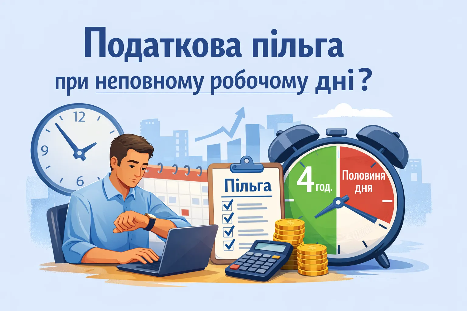 Чи має право на податкову соціальну пільгу працівник, якщо працює неповний робочий день?