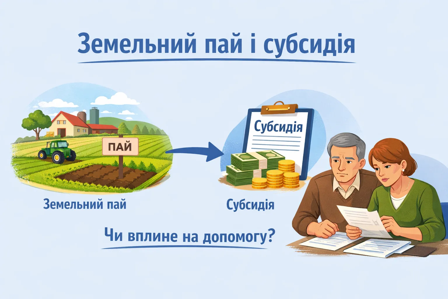Земельный пай: как влияет на назначение субсидии