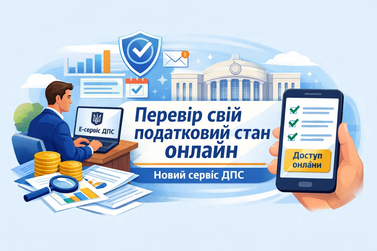 Як перевірити свій податковий стан без перевірки: новий сервіс ДПС