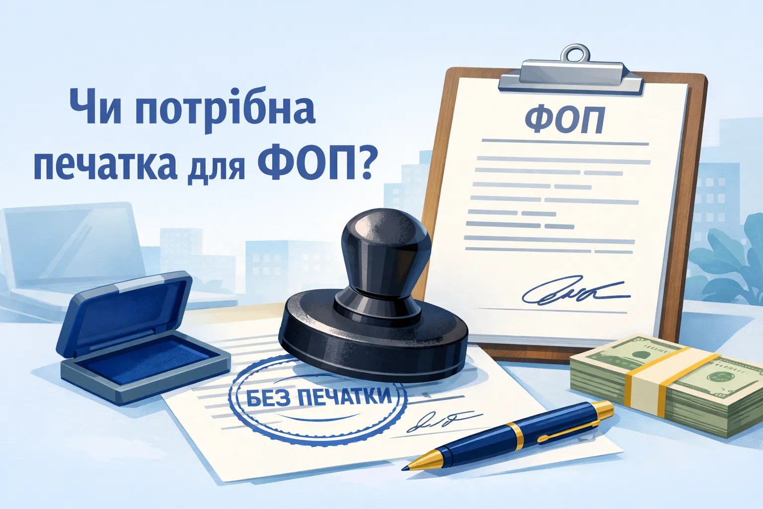 Чи обов'язкова печатка для ФОП?