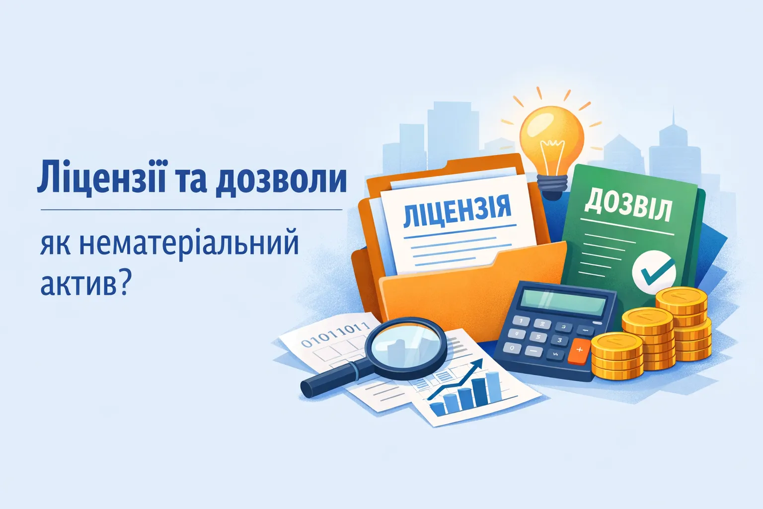 Які витрати на ліцензії та дозволи можна визнати нематеріальним активом?