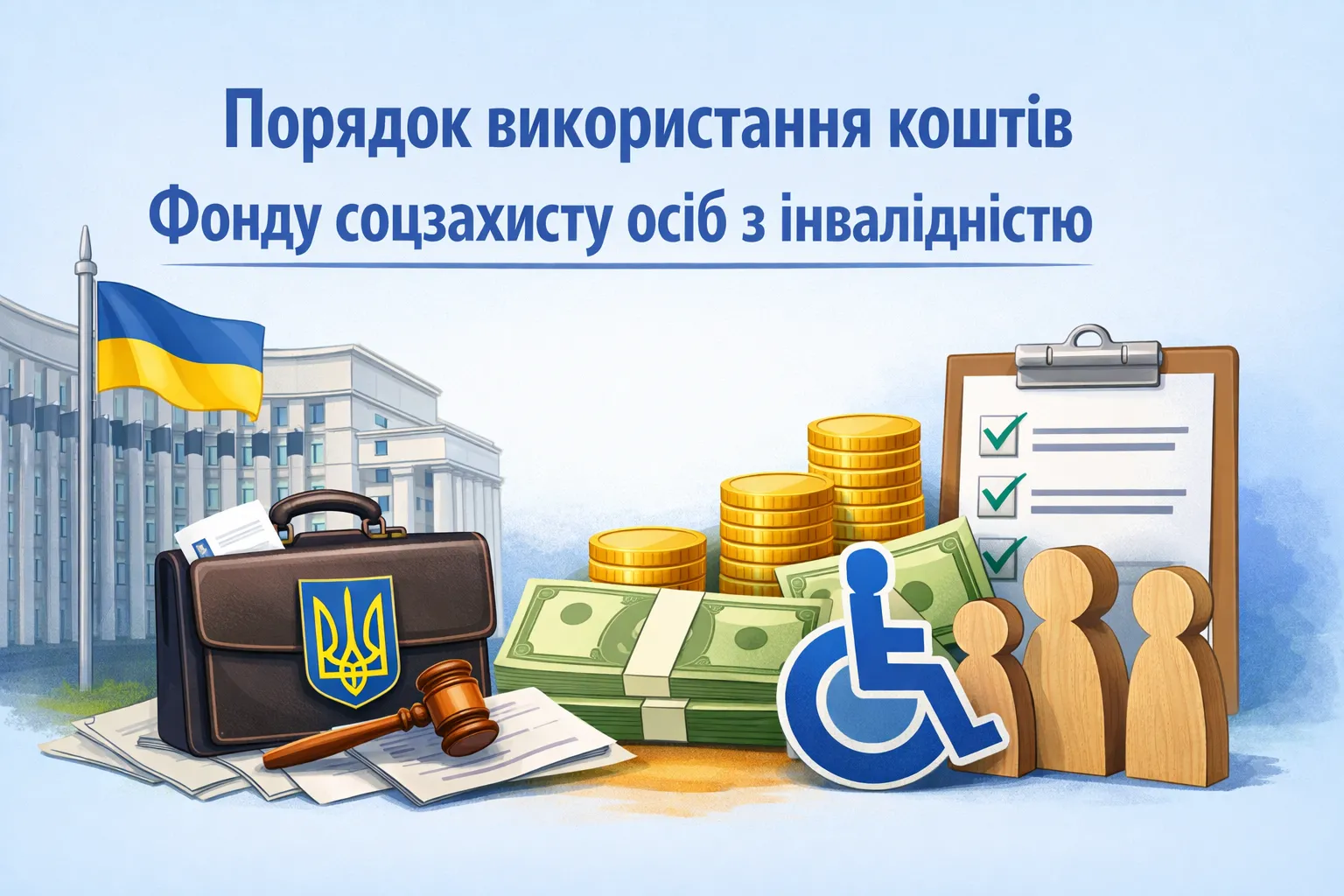 Кабмін затвердив порядок використання коштів фонду соцзахисту осіб з інвалідністю