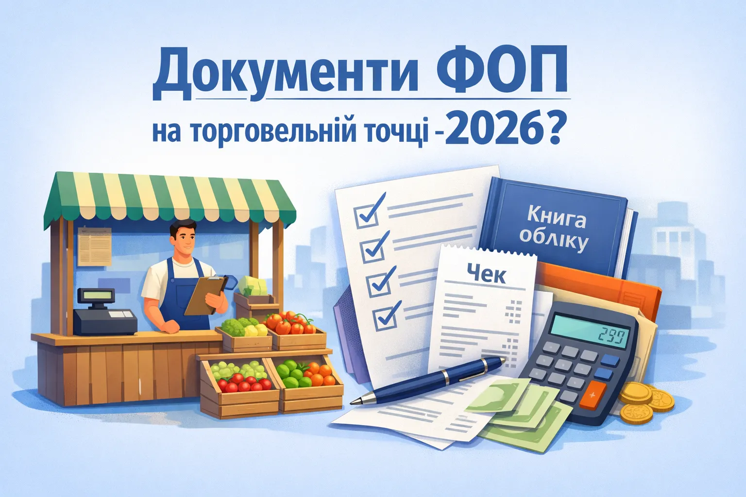 Які документи зобов’язаний мати ФОП на торговельній точці - 2026? Які документи зобов’язаний мати ФОП на торговельній точці - 2026?