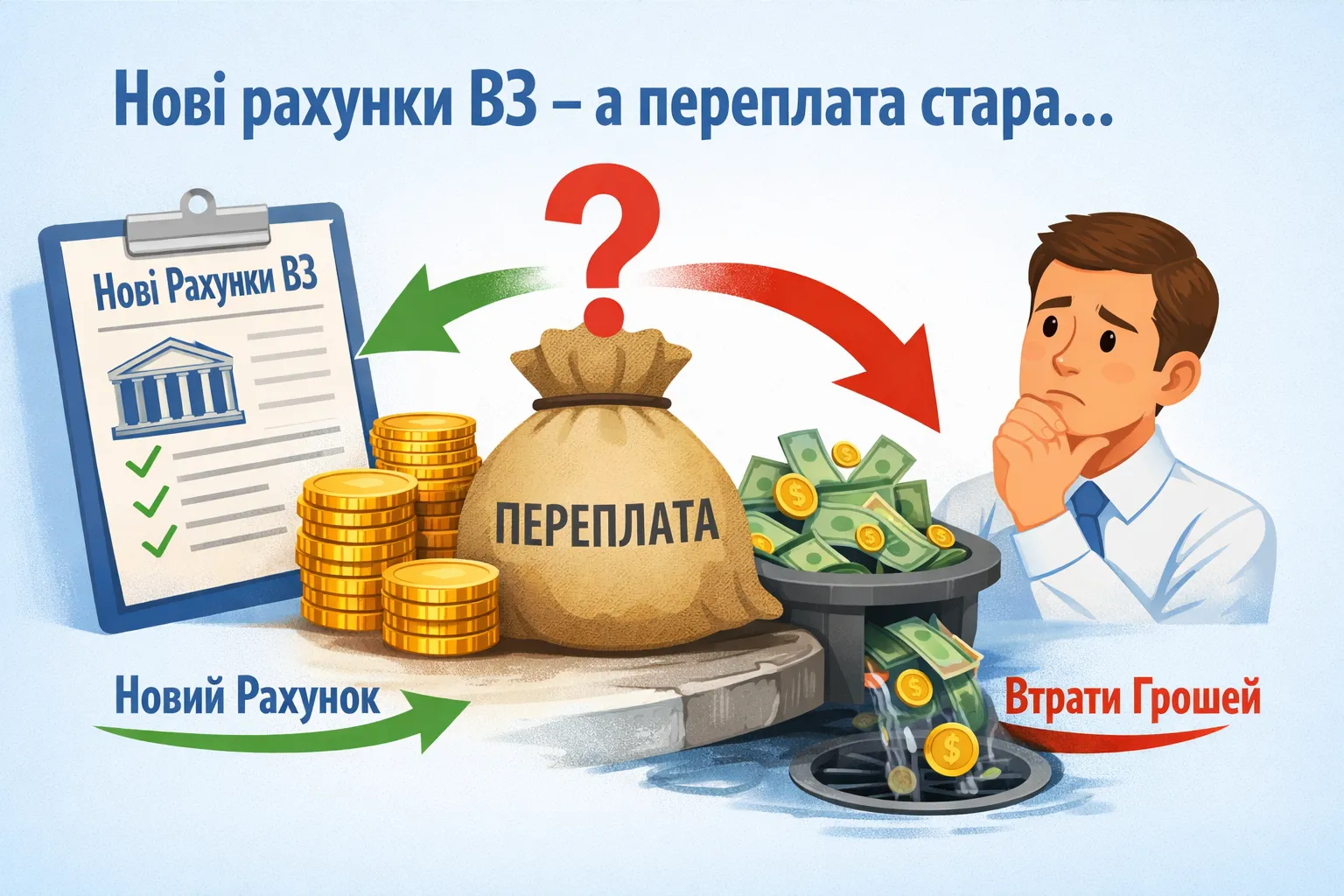 Рахунки для ВЗ нові, а переплата стара: чи рятувати гроші ФОПу? Рахунки для ВЗ нові, а переплата стара: чи рятувати гроші ФОПу?