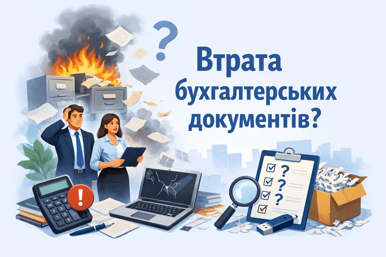 Що робити бізнесу у разі втрати чи знищення податкових і бухгалтерських документів?