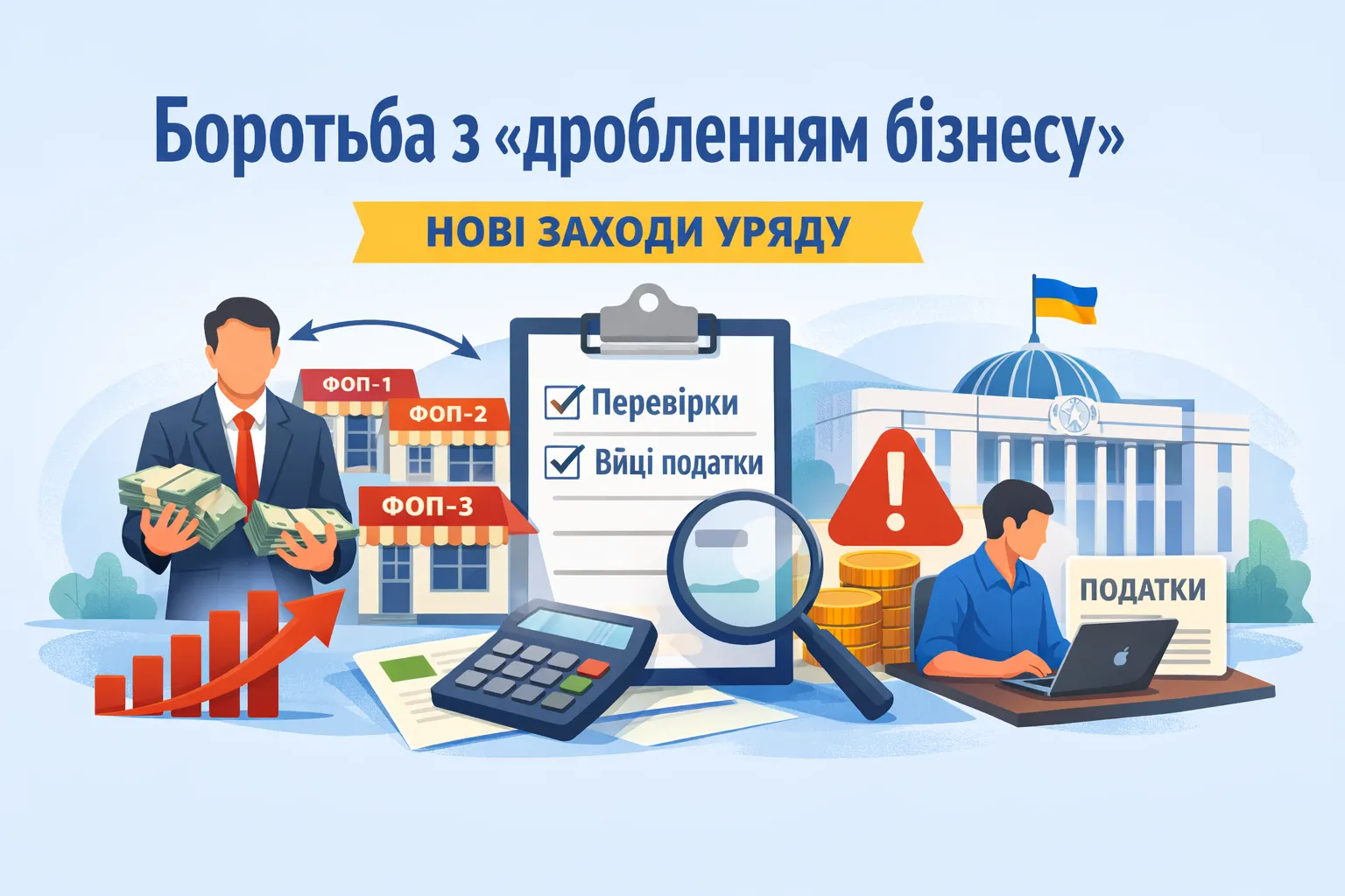 Уряд готує нові заходи проти «дроблення бізнесу»: що пропонують
