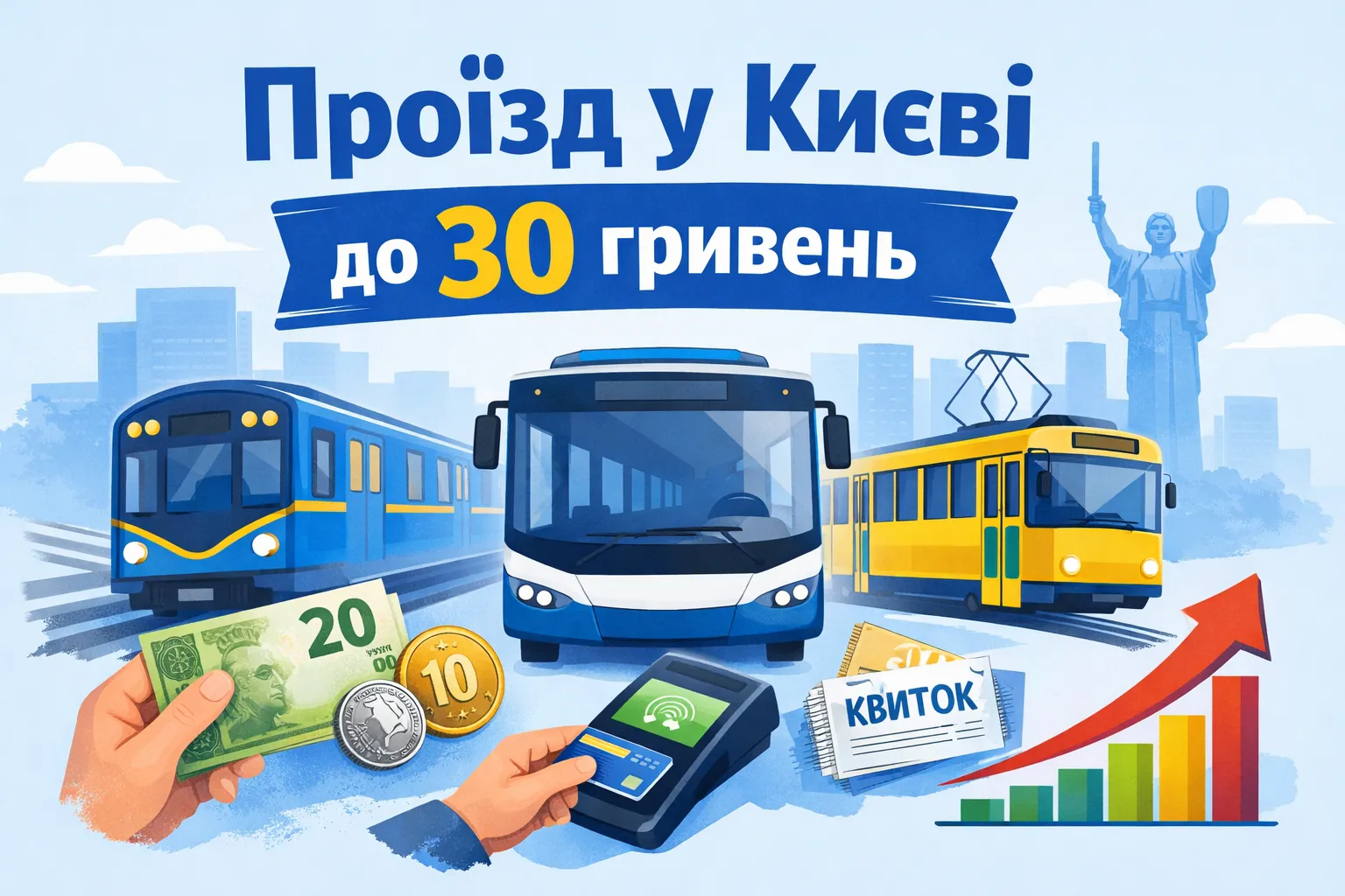 Проїзд у Києві подорожчає до 30 гривень