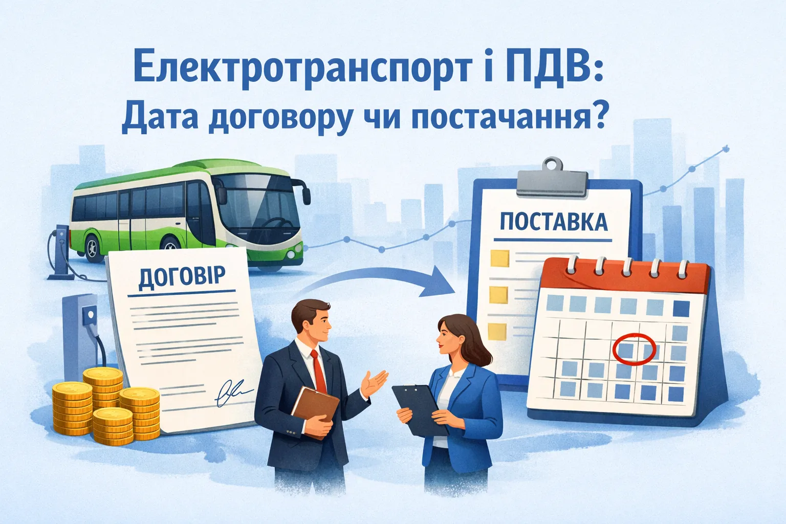Електротранспорт і ПДВ: дата договору чи постачання має значення?