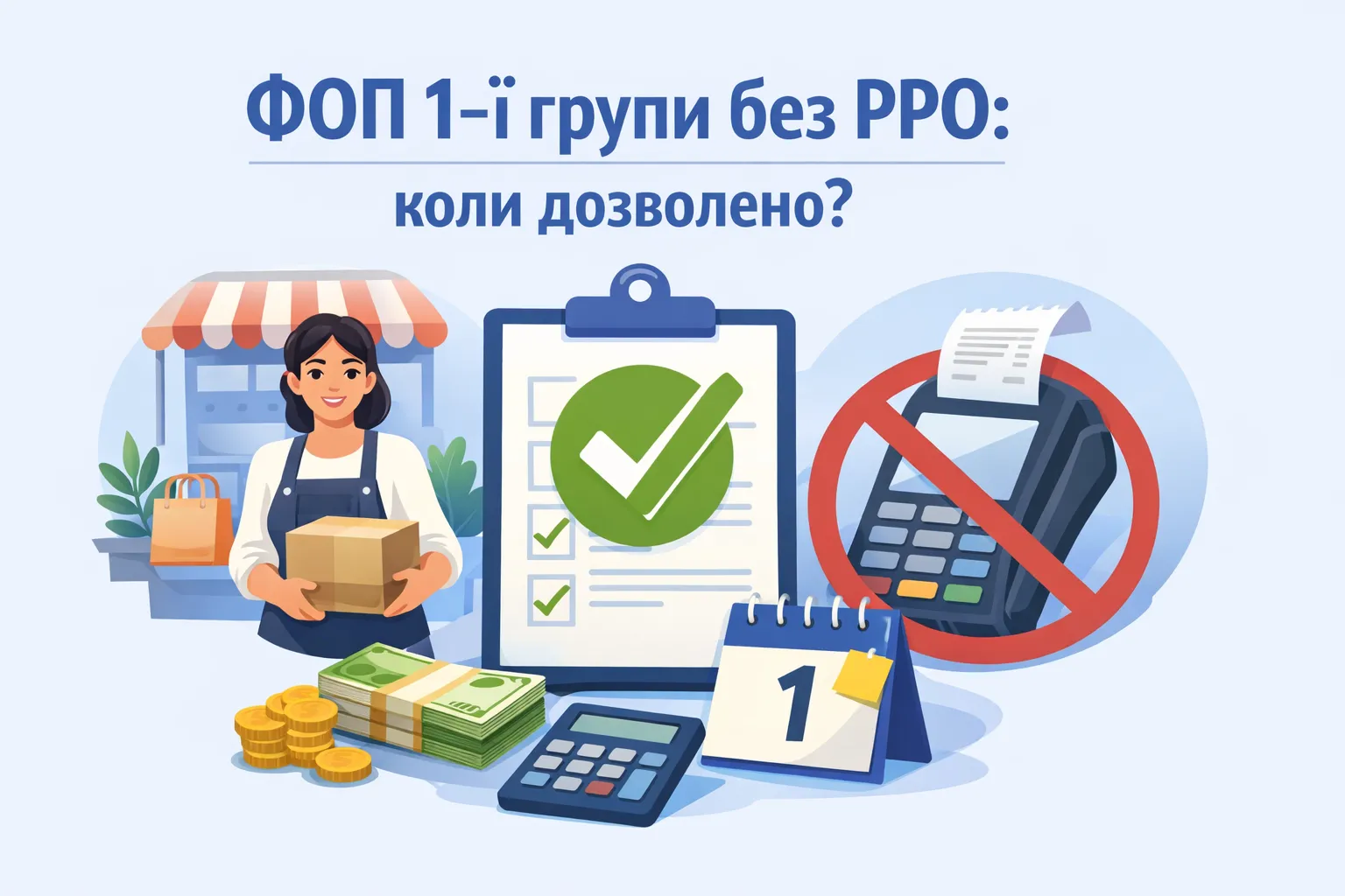ФОП 1-ї групи ЄП без РРО: коли це дозволено насправді?