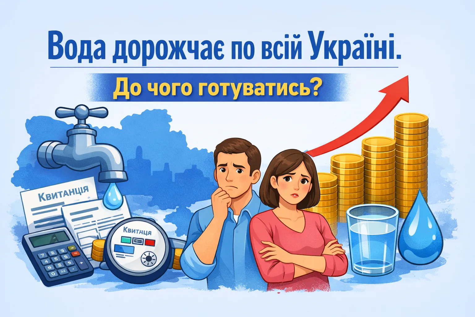 Вода дорожчає по всій Україні. До чого готуватись?