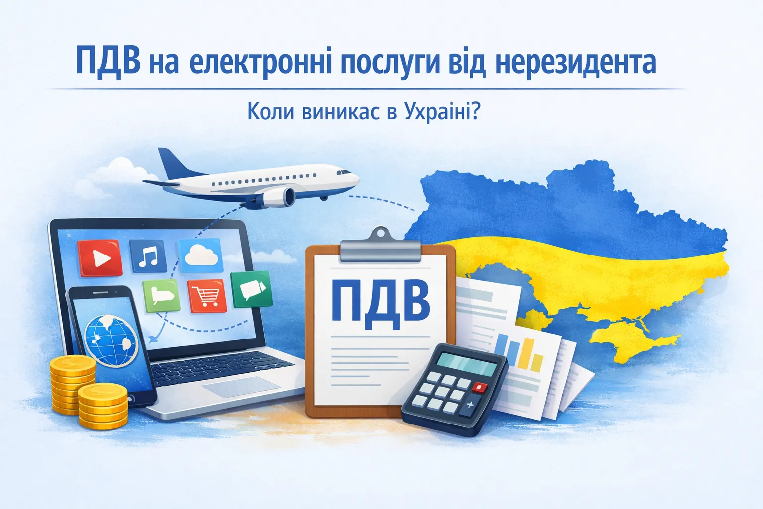 Електронні послуги від нерезидента: коли виникає ПДВ в Україні?