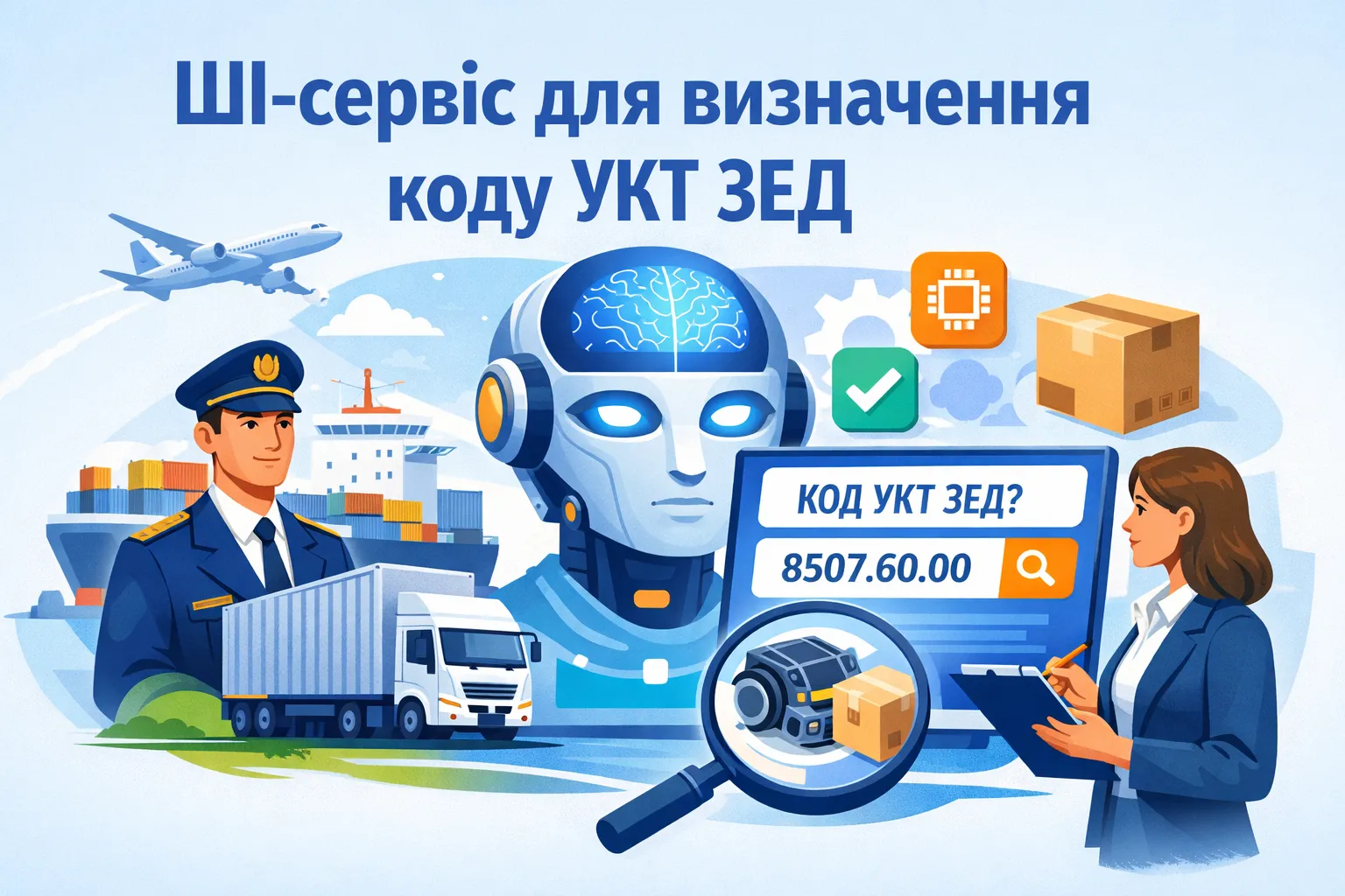 Держмитслужба запустила ШІ-сервіс для визначення коду УКТ ЗЕД Держмитслужба запустила ШІ-сервіс для визначення коду УКТ ЗЕД