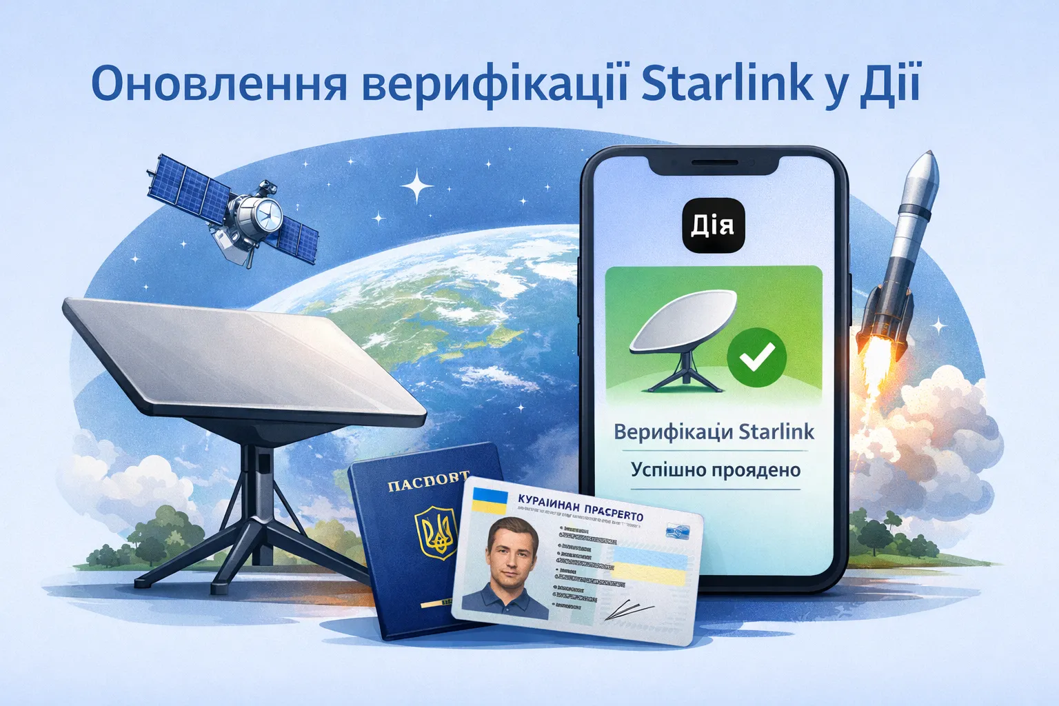 Оновили верифікацію Starlink у Дії Оновили верифікацію Starlink у Дії