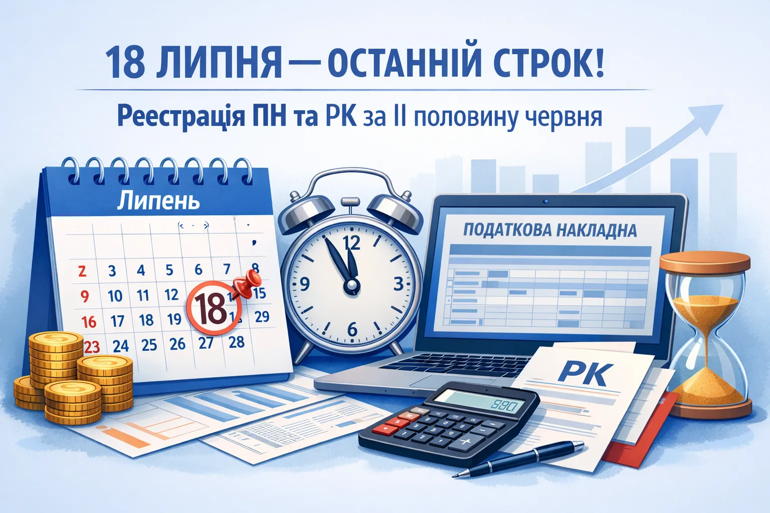 18 липня — граничний строк реєстрації ПН та РК за другу половину червня