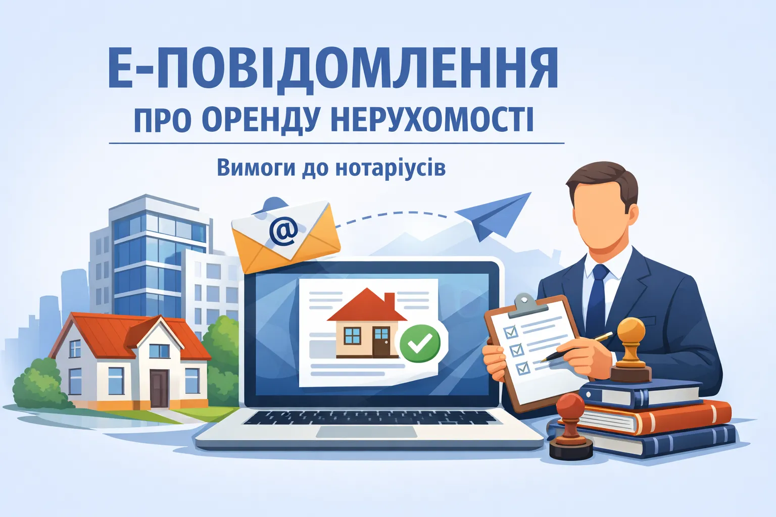 Електронне Повідомлення про оренду нерухомості: нові вимоги до нотаріусів Електронне Повідомлення про оренду нерухомості: нові вимоги до нотаріусів