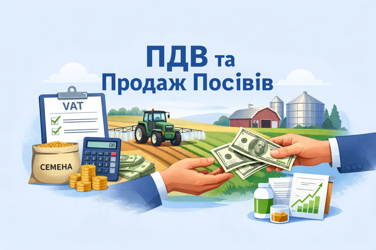 Продаж посівів і компенсація за передпосівний обробіток: як нарахувати ПДВ? Продаж посівів і компенсація за передпосівний обробіток: як нарахувати ПДВ?