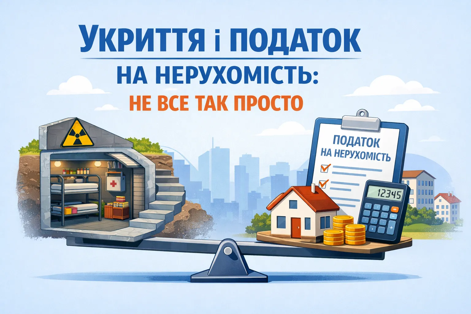 Укриття і податок на нерухомість: не все так просто
