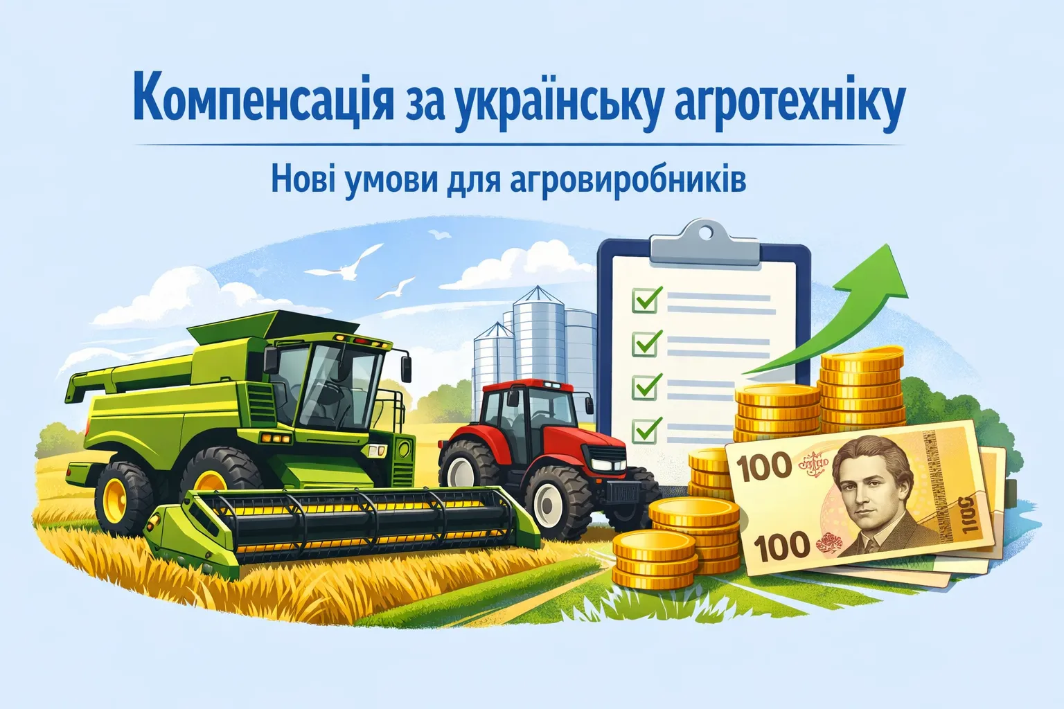 Компенсація за українську агротехніку: що змінилося для агровиробників Компенсація за українську агротехніку: що змінилося для агровиробників