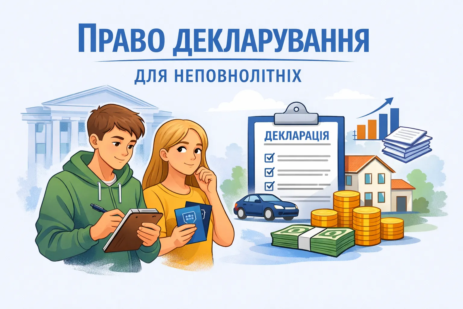 Право декларування для неповнолітніх 