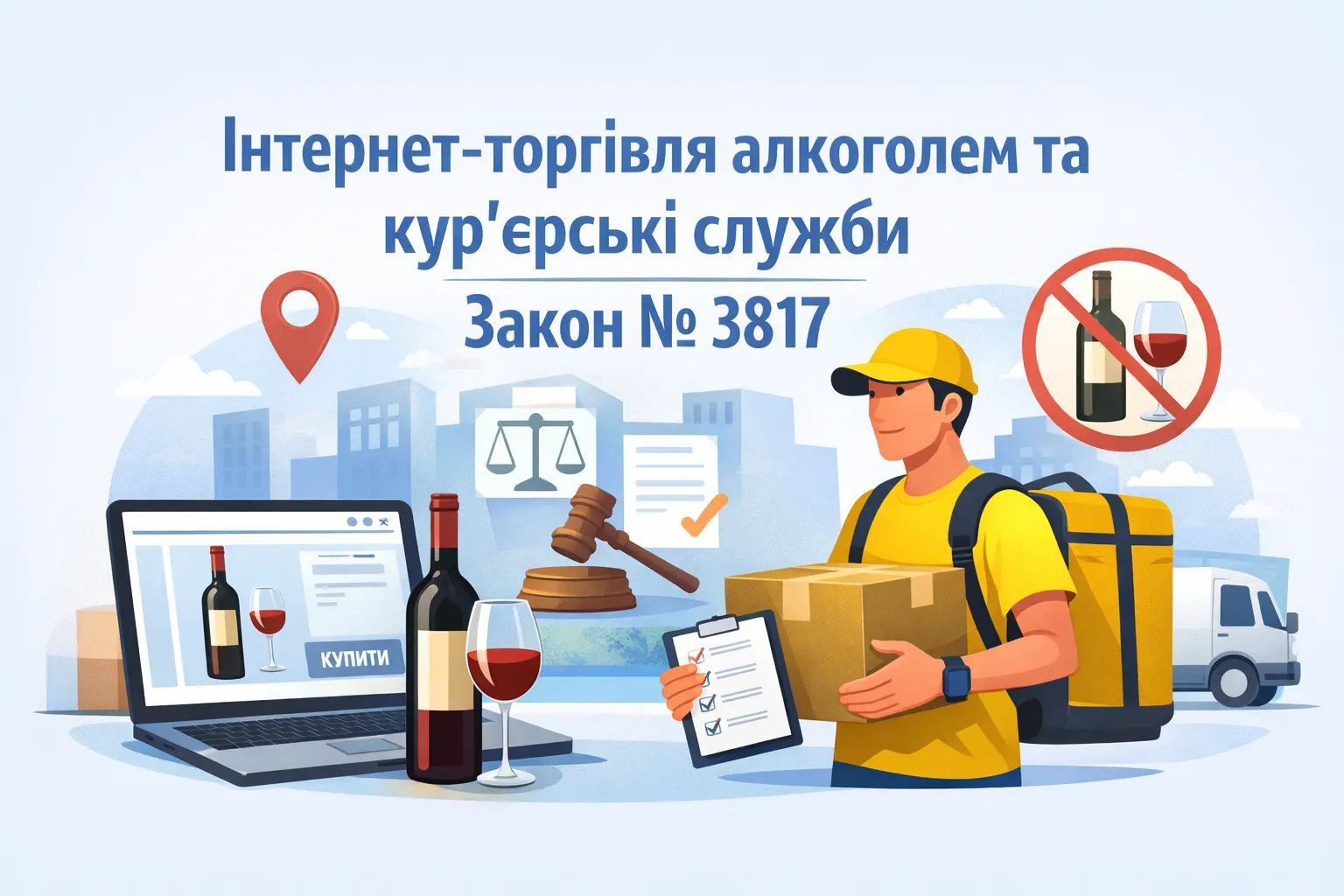 Інтернет-торгівля алкоголем і кур’єрські служби: вимоги Закону № 3817 Інтернет-торгівля алкоголем і кур’єрські служби: вимоги Закону № 3817