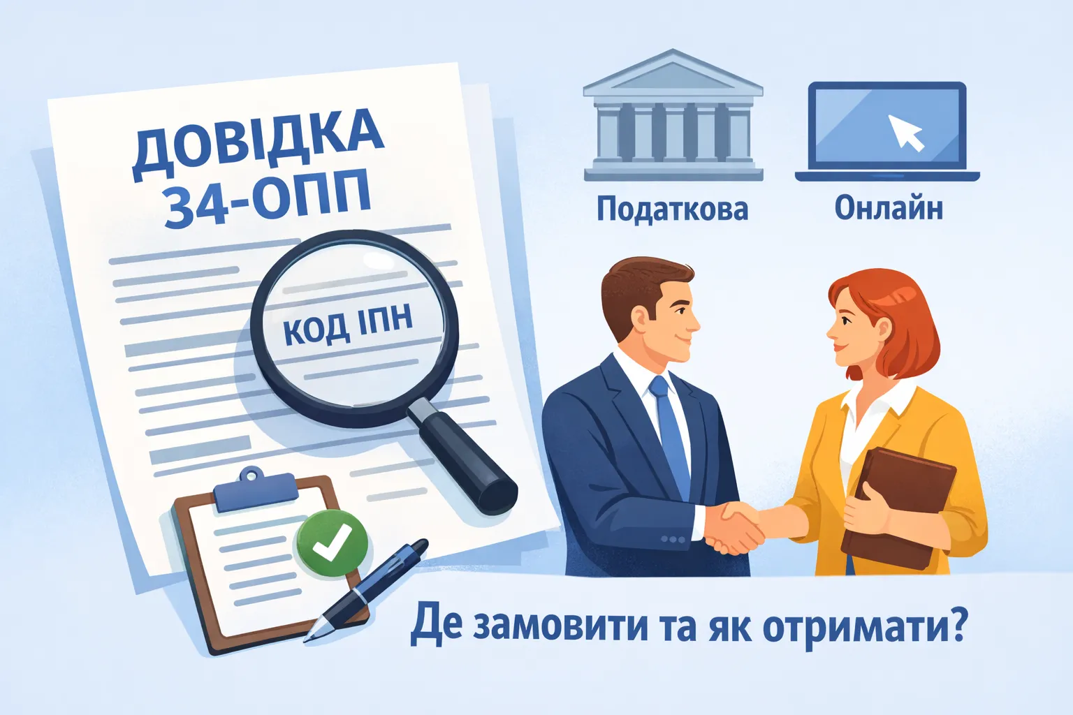 Довідка про взяття на облік (34-ОПП): де замовити і як отримати