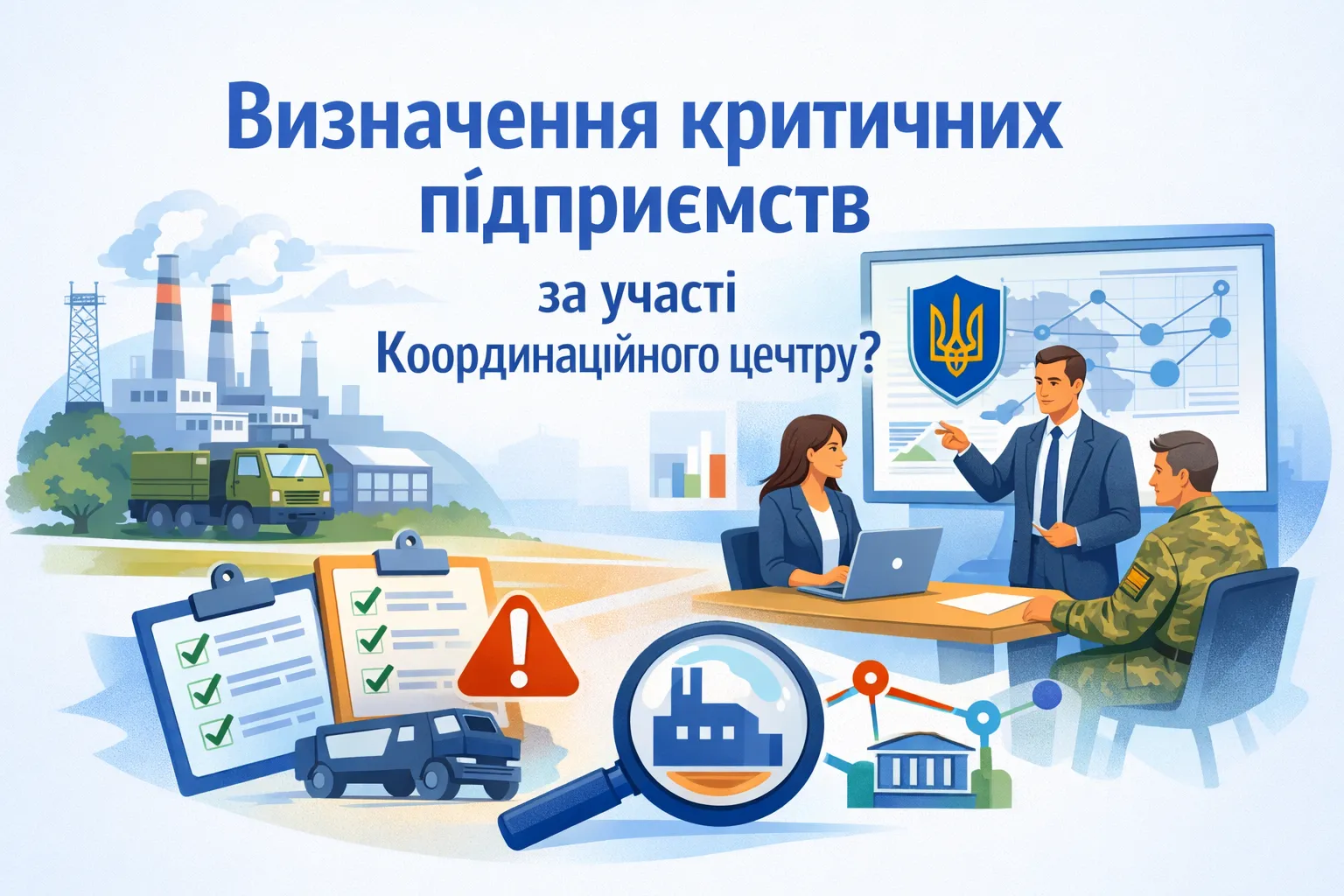 Критичність підприємств визначатимуть із залученням Координаційного центру?