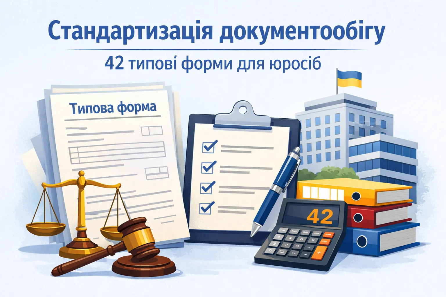 Мін’юст стандартизує документообіг: 42 типові форми документів для юросіб Мін’юст стандартизує документообіг: 42 типові форми документів для юросіб