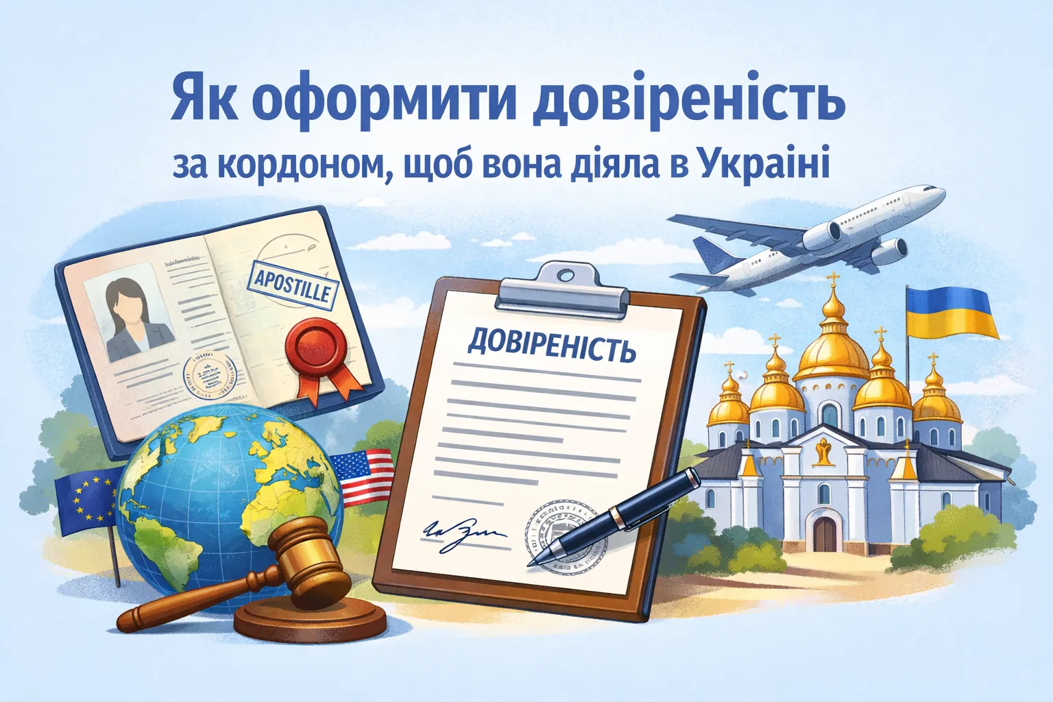 Как оформить доверенность за границей, чтобы она действовала в Украине Как оформить доверенность за границей, чтобы она действовала в Украине