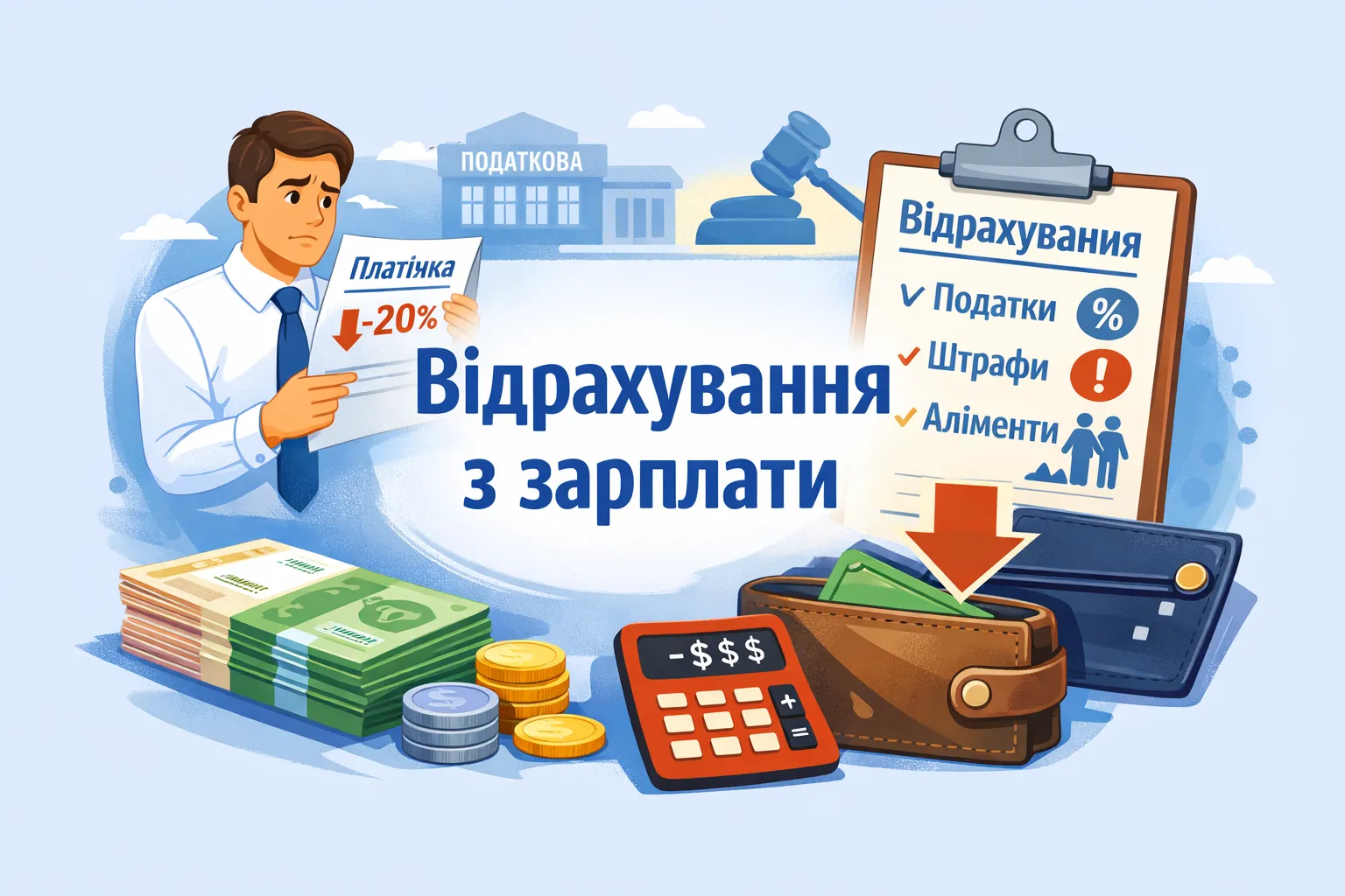 Відрахування з заробітної плати працівників Відрахування з заробітної плати працівників