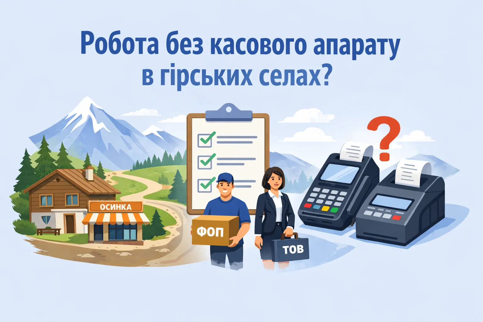 ФОП і юрособи в гірських селах: коли можна працювати без РРО / ПРРО? ФОП і юрособи в гірських селах: коли можна працювати без РРО / ПРРО?