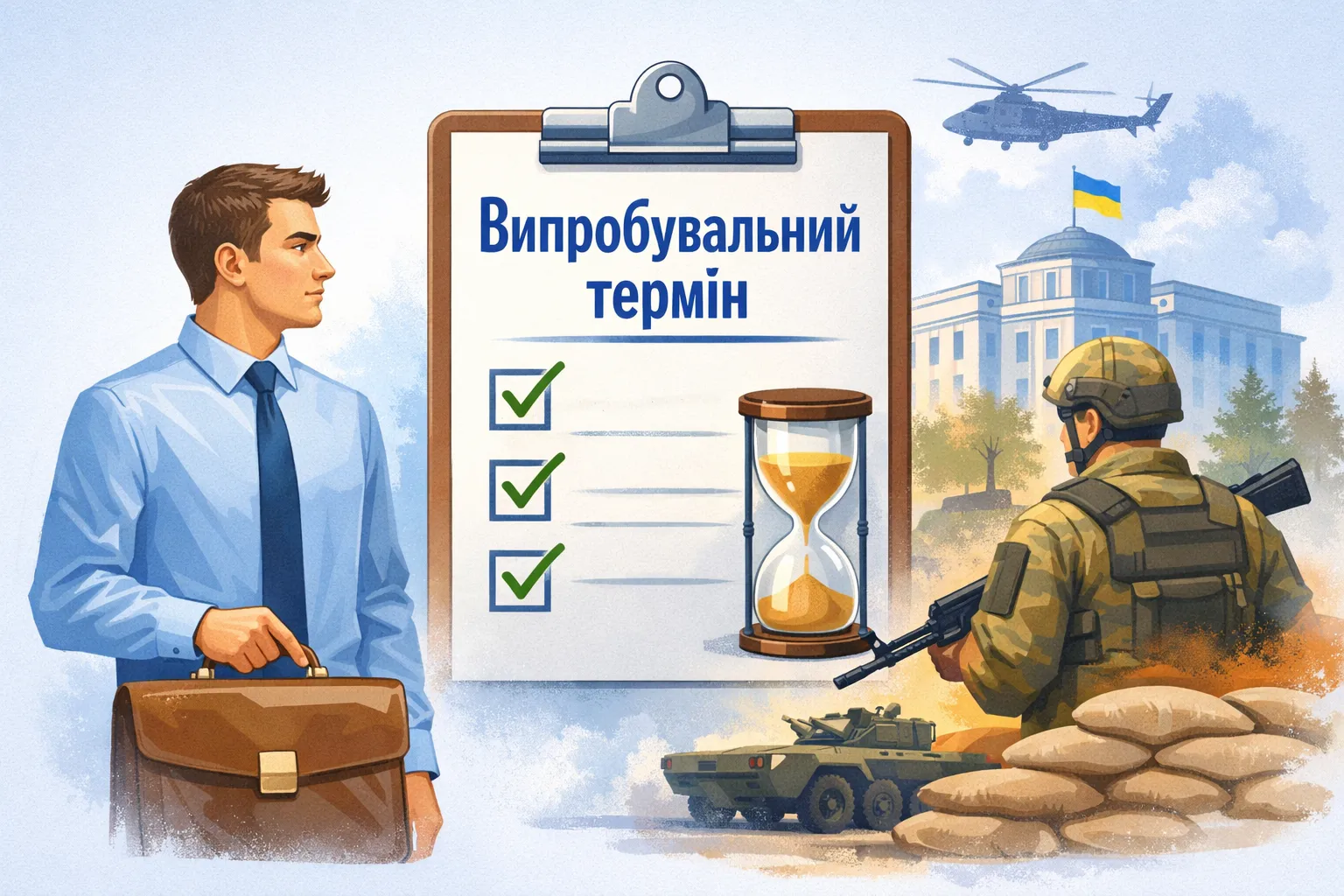 Випробувальний термін для молодого спеціаліста в період дії воєнного стану Випробувальний термін для молодого спеціаліста в період дії воєнного стану