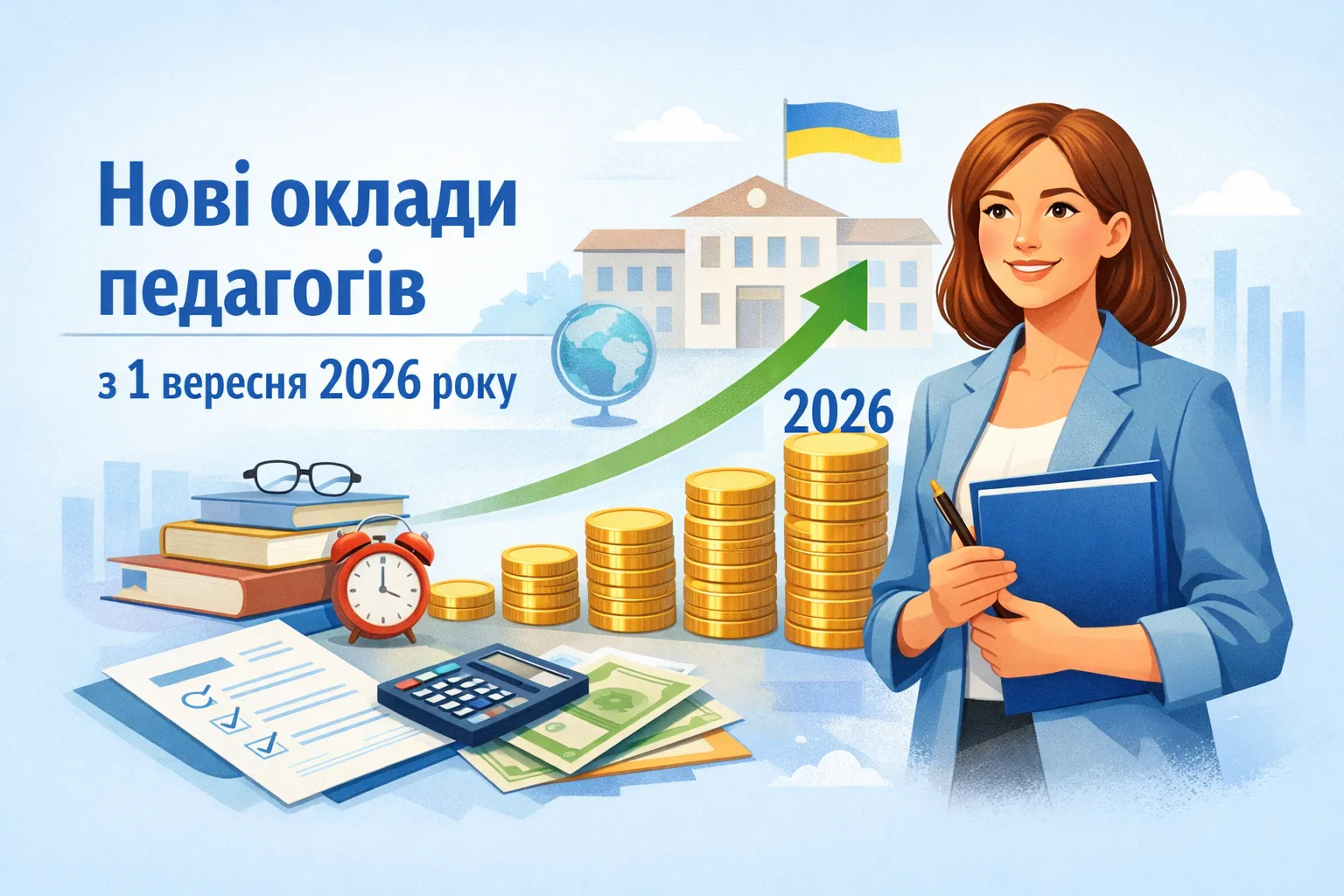 Нові посадові оклади педагогів із 1 вересня 2026 року: що передбачає проєкт постанови
