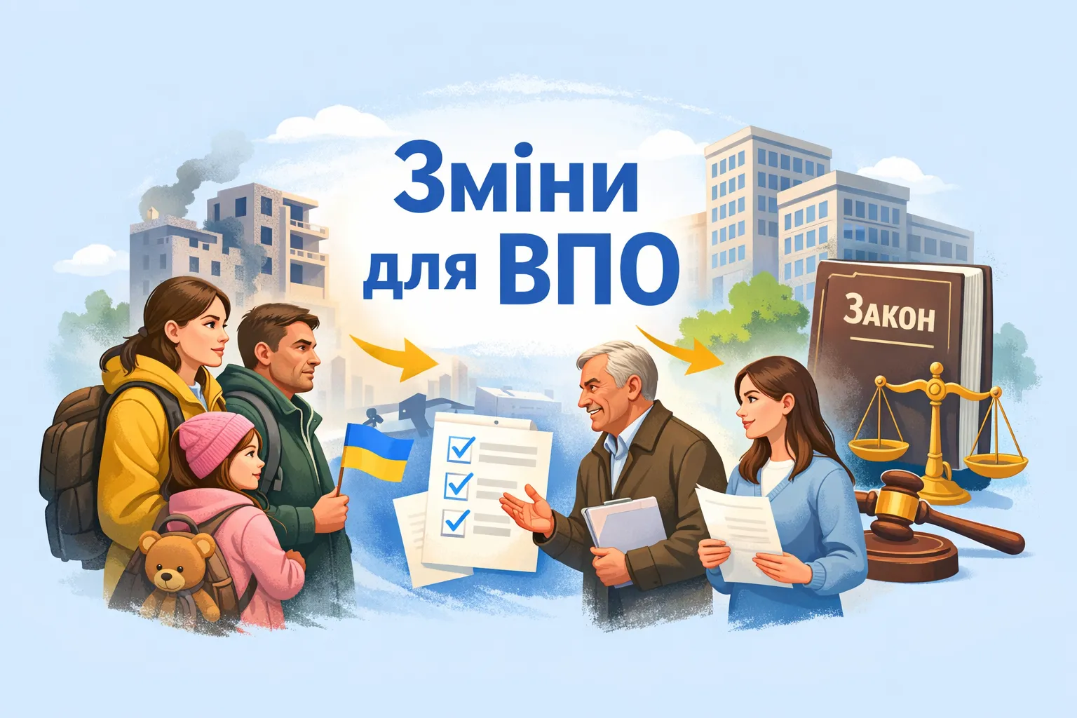 Новий закон про ВПО опубліковано: які зміни чекають внутрішньо переміщених осіб Новий закон про ВПО опубліковано: які зміни чекають внутрішньо переміщених осіб