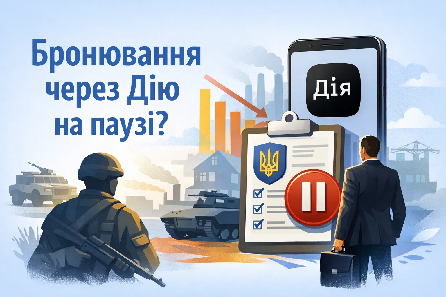Бронювання через Дію можуть поставити на паузу? Бронювання через Дію можуть поставити на паузу?