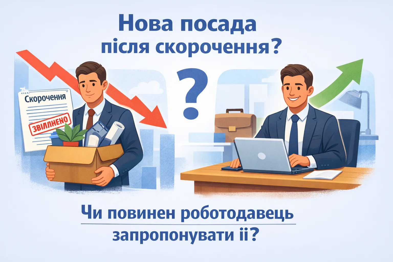 Нова посада після скорочення — чи зобов'язаний роботодавець запропонувати її працівнику?
