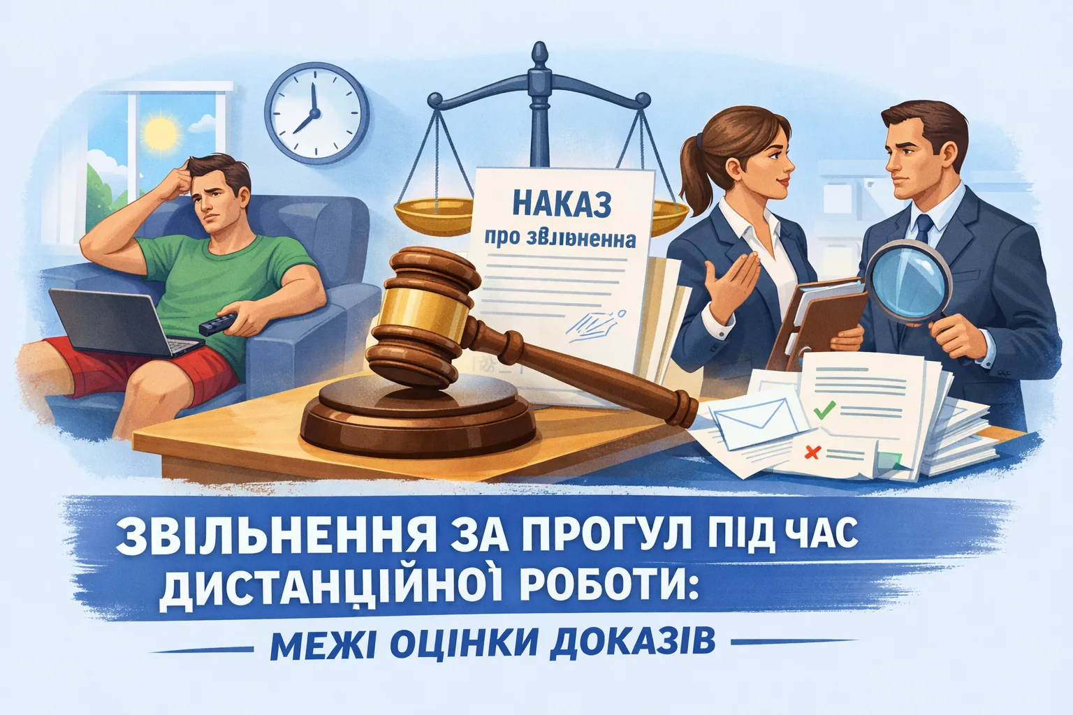 Працівника звільнили за прогул під час дистанційної роботи: Суд  визначив межі оцінки доказів у трудовому спорі