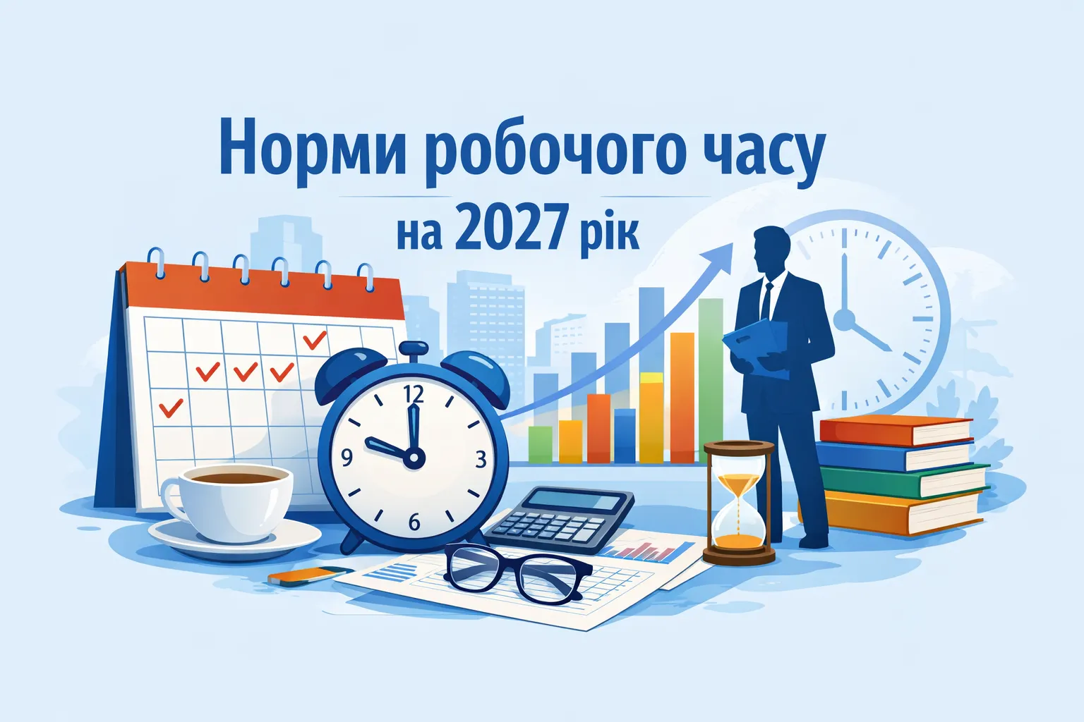 Норми тривалості робочого часу на 2027 рік