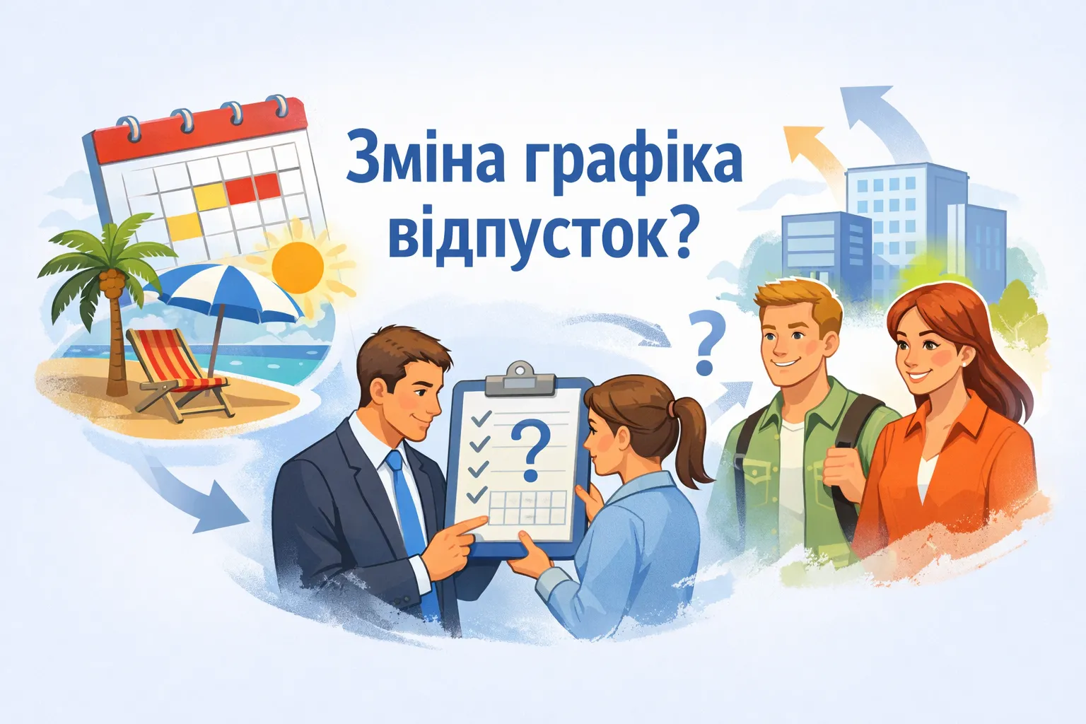 Чи змінювати графік відпусток після появи нових працівників?