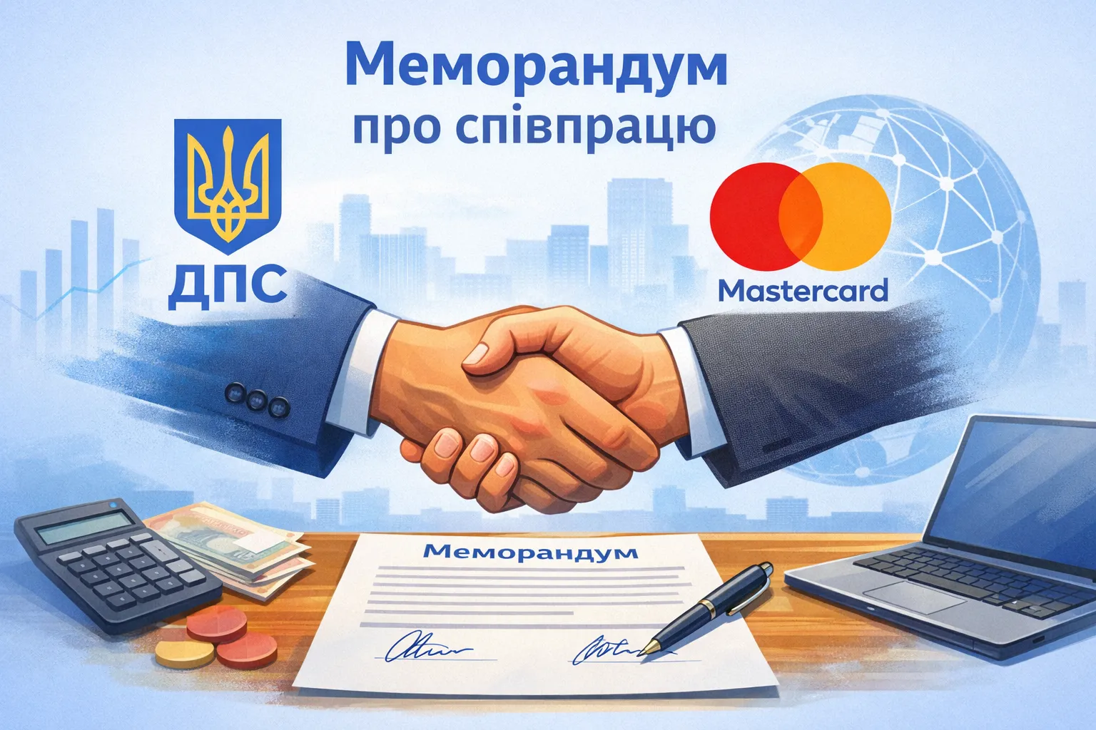 ДПС та Mastercard уклали Меморандум про взаєморозуміння ДПС та Mastercard уклали Меморандум про взаєморозуміння