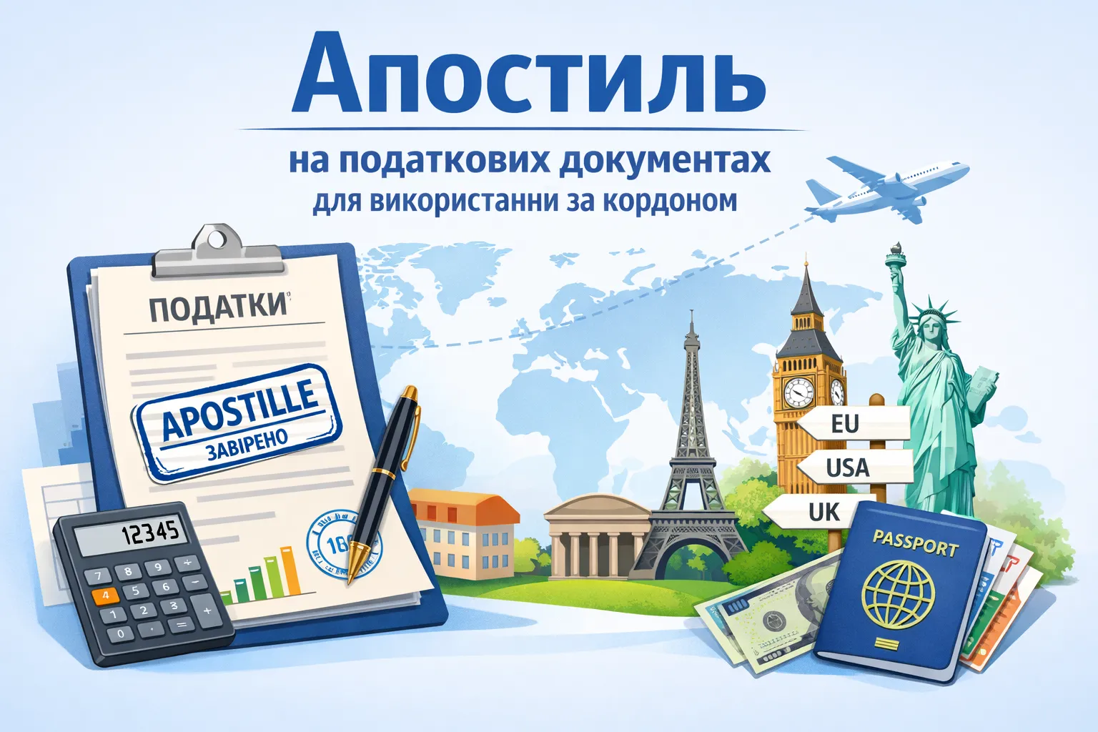 Апостиль на податкових документах для використання за кордоном Апостиль на податкових документах для використання за кордоном