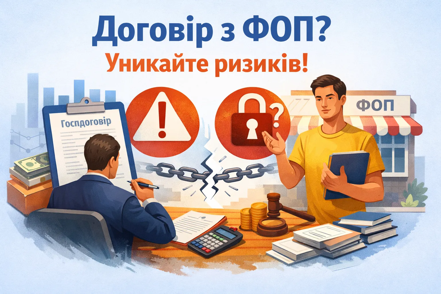 Підприємство укладає госпдоговір з ФОПом? Уникайте ризиків!