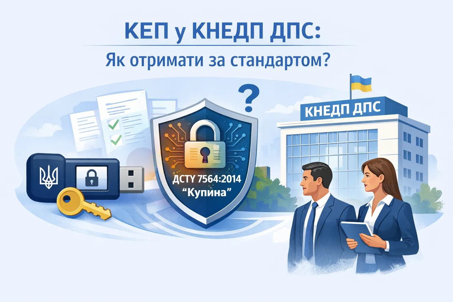 КЕП за стандартом ДСТУ 7564:2014 «Купина» у КНЕДП ДПС: чи можна отримати?